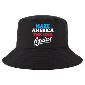 Make America The Usa Again Usa Patriotic Political Statet Cool Gift Cool Comfort Performance Bucket Hat