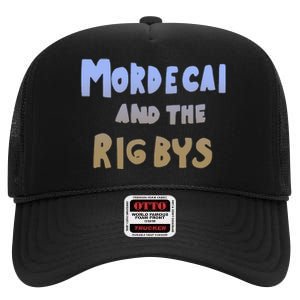 Mordecai And The Rigbys Ringer Funny High Crown Mesh Back Trucker Hat