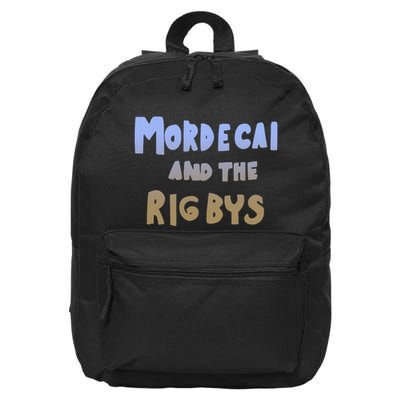 Mordecai And The Rigbys Ringer Funny 16 in Basic Backpack
