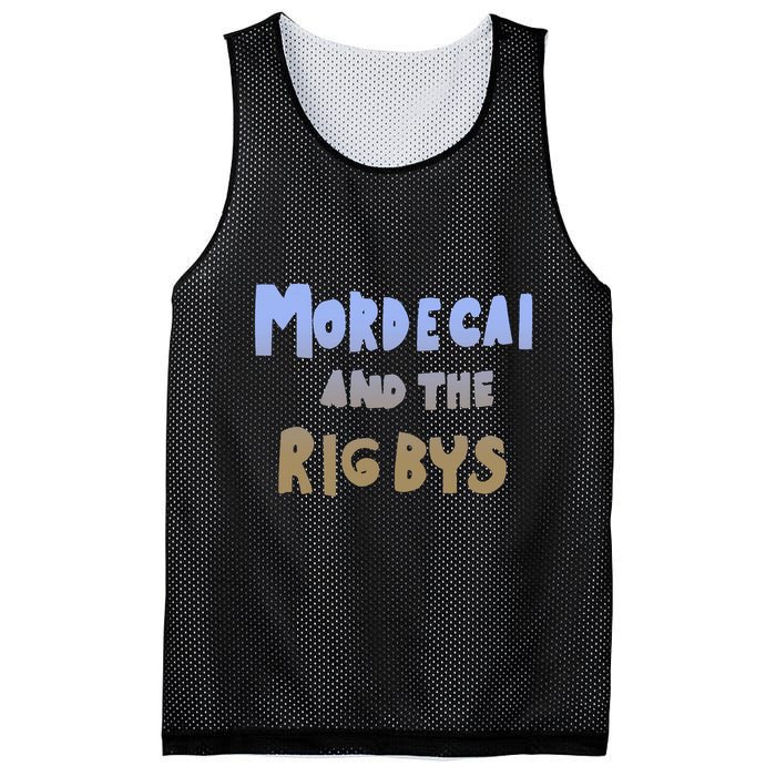 Mordecai And The Rigbys Ringer Funny Mesh Reversible Basketball Jersey Tank