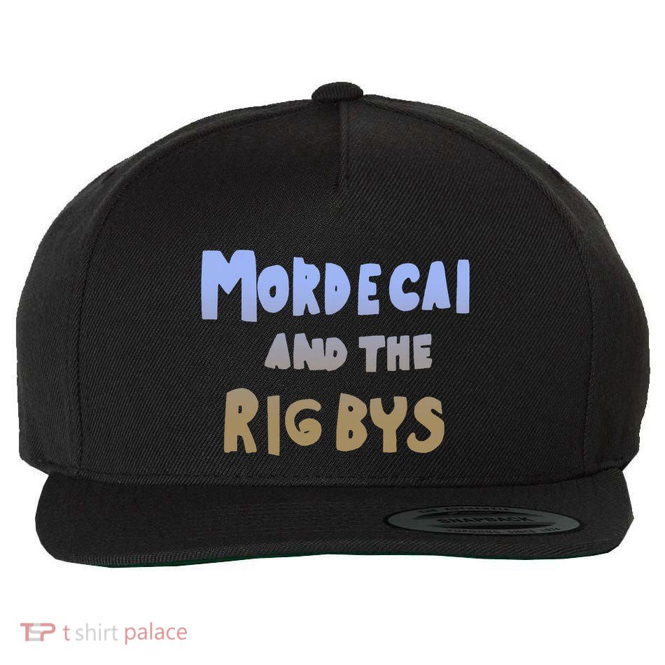 Mordecai And The Rigbys Ringer Funny Wool Snapback Cap