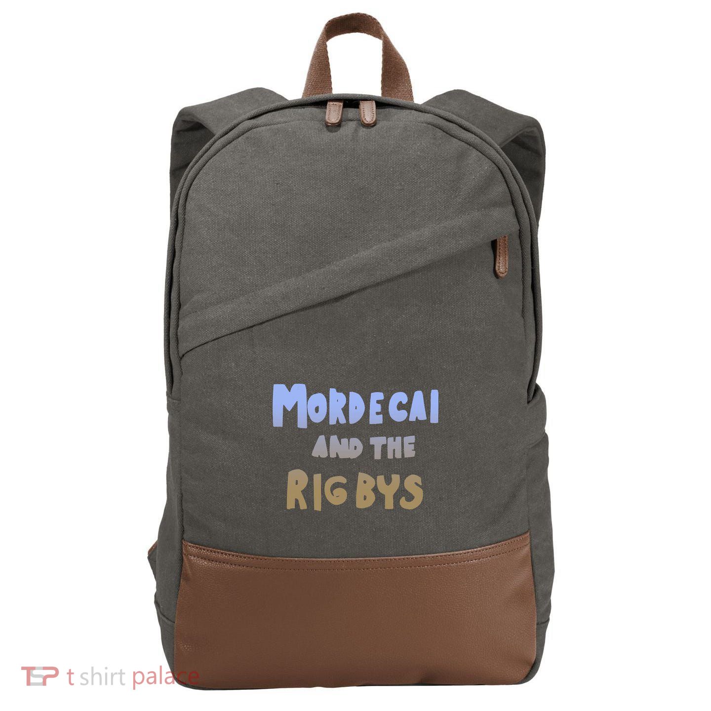 Mordecai And The Rigbys Ringer Funny Cotton Canvas Backpack