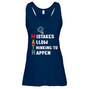 Mistakes Allow Thinking To Happen School Math Teacher Ladies Essential Flowy Tank