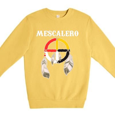 Mescalero Apache Tribe Nation Native Indian Medicine Wheel Premium Crewneck Sweatshirt