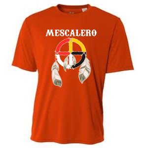 Mescalero Apache Tribe Nation Native Indian Medicine Wheel Cooling Performance Crew T-Shirt