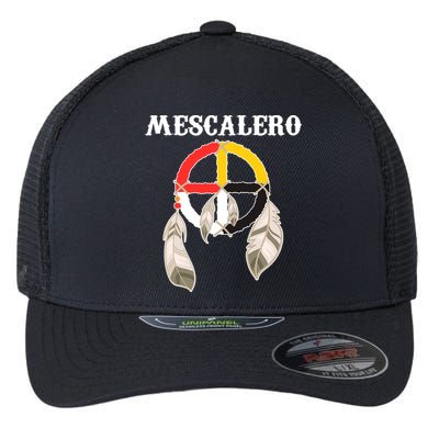 Mescalero Apache Tribe Nation Native Indian Medicine Wheel Flexfit Unipanel Trucker Cap