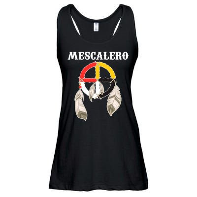 Mescalero Apache Tribe Nation Native Indian Medicine Wheel Ladies Essential Flowy Tank