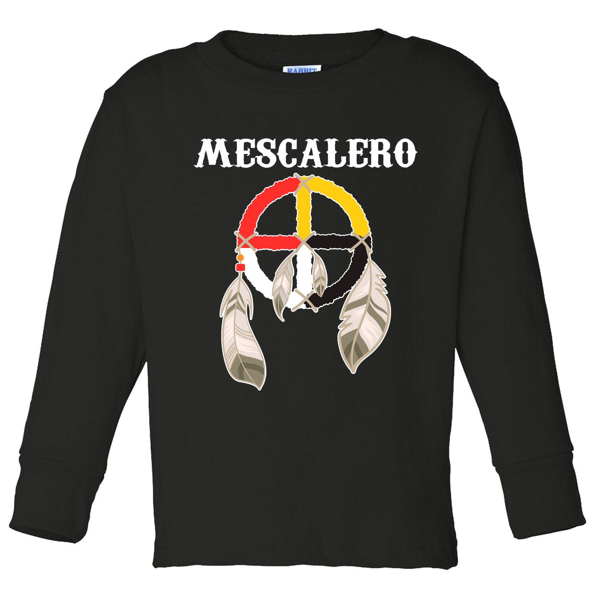Mescalero Apache Tribe Nation Native Indian Medicine Wheel Toddler Long Sleeve Shirt