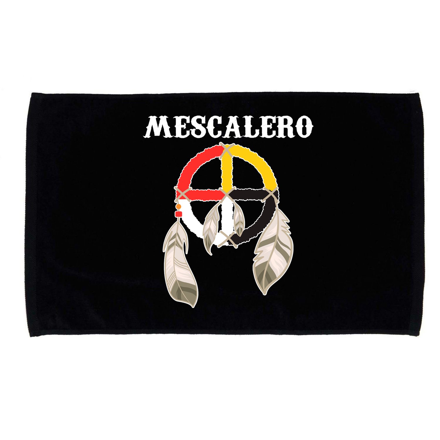 Mescalero Apache Tribe Nation Native Indian Medicine Wheel Microfiber Hand Towel