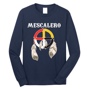 Mescalero Apache Tribe Nation Native Indian Medicine Wheel Long Sleeve Shirt