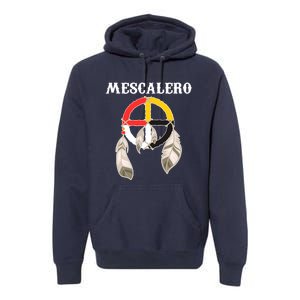 Mescalero Apache Tribe Nation Native Indian Medicine Wheel Premium Hoodie