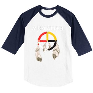 Mescalero Apache Tribe Nation Native Indian Medicine Wheel Baseball Sleeve Shirt