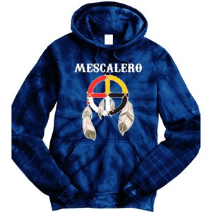 Mescalero Apache Tribe Nation Native Indian Medicine Wheel Tie Dye Hoodie