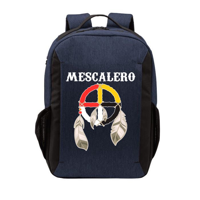 Mescalero Apache Tribe Nation Native Indian Medicine Wheel Vector Backpack