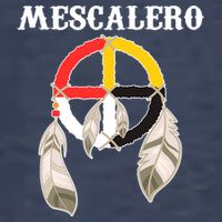 Mescalero Apache Tribe Nation Native Indian Medicine Wheel Vector Backpack