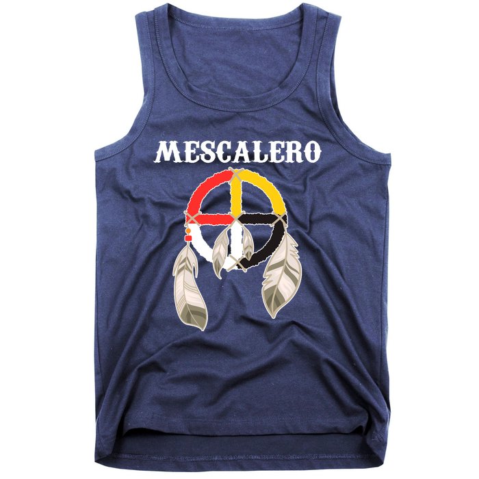 Mescalero Apache Tribe Nation Native Indian Medicine Wheel Tank Top