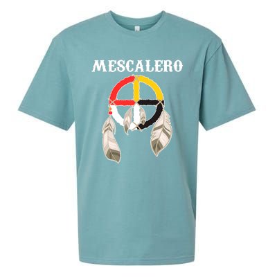 Mescalero Apache Tribe Nation Native Indian Medicine Wheel Sueded Cloud Jersey T-Shirt