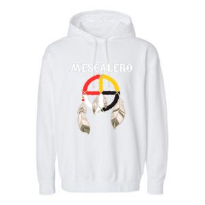 Mescalero Apache Tribe Nation Native Indian Medicine Wheel Garment-Dyed Fleece Hoodie