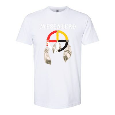 Mescalero Apache Tribe Nation Native Indian Medicine Wheel Softstyle CVC T-Shirt