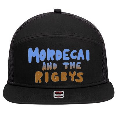 Mordecai And The Rigbys Ringer 7 Panel Mesh Trucker Snapback Hat