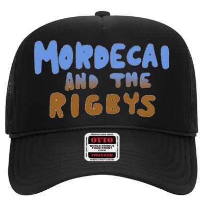 Mordecai And The Rigbys Ringer High Crown Mesh Back Trucker Hat