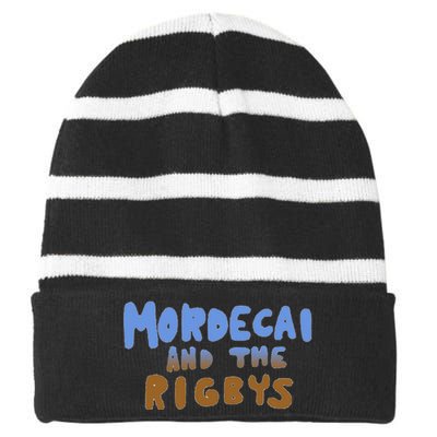 Mordecai And The Rigbys Ringer Striped Beanie with Solid Band