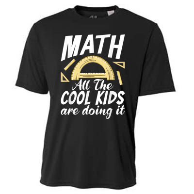 Math All The Cool Are Doing It School Funny Mathematics Cooling Performance Crew T-Shirt