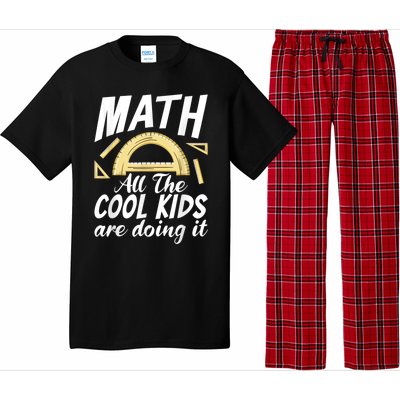 Math All The Cool Are Doing It School Funny Mathematics Pajama Set