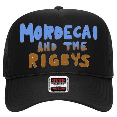 Mordecai And The Rigbys Ringer High Crown Mesh Back Trucker Hat