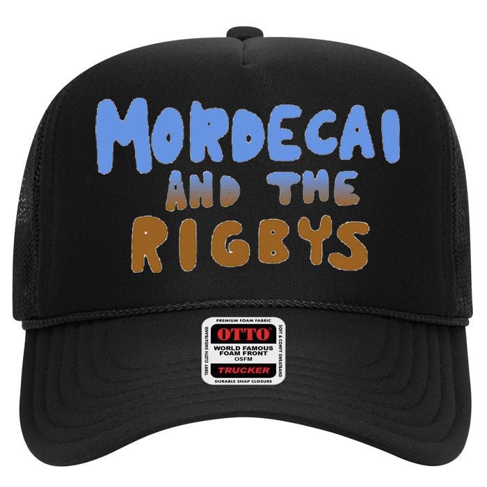 Mordecai And The Rigbys Ringer High Crown Mesh Back Trucker Hat