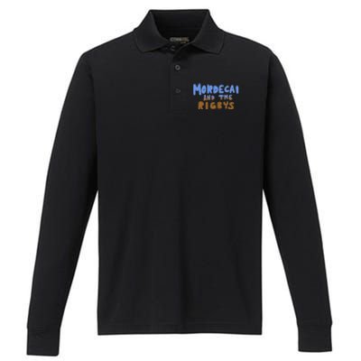 Mordecai And The Rigbys Ringer Performance Long Sleeve Polo