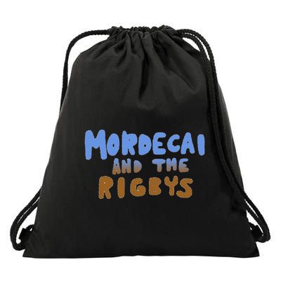 Mordecai And The Rigbys Ringer Drawstring Bag