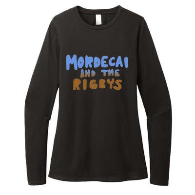 Mordecai And The Rigbys Ringer Womens CVC Long Sleeve Shirt