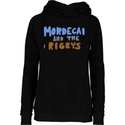 Mordecai And The Rigbys Ringer Womens Funnel Neck Pullover Hood