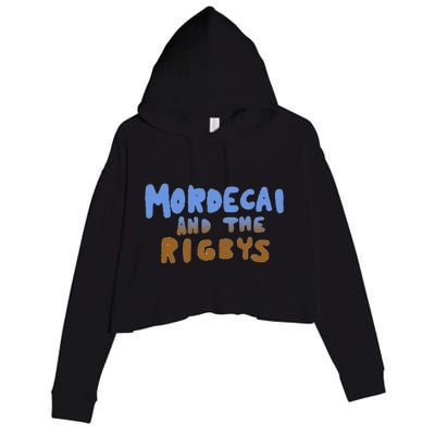 Mordecai And The Rigbys Ringer Crop Fleece Hoodie