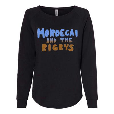 Mordecai And The Rigbys Ringer Womens California Wash Sweatshirt