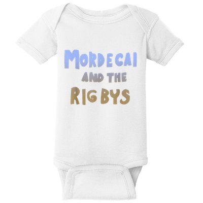 Mordecai And The Rigbys Ringer Baby Bodysuit