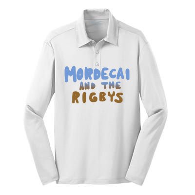 Mordecai And The Rigbys Ringer  Silk Touch Performance Long Sleeve Polo