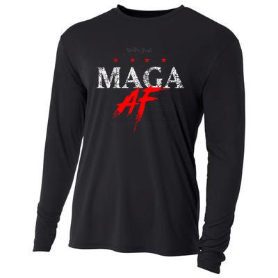 Maga Af Trump 2024 Republican Take America Back Cooling Performance Long Sleeve Crew