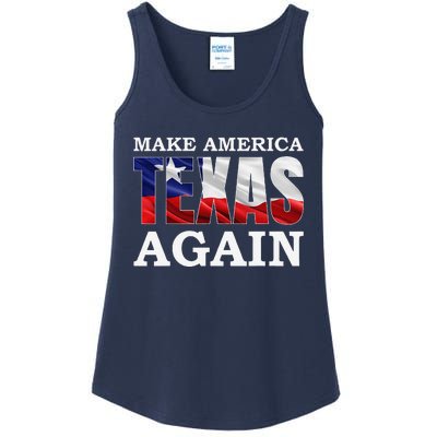 Make America Texas Again Texas Pride Patriotic Ladies Essential Tank