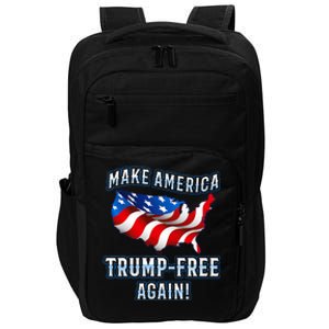 Make America Trump Free Again Democrat Gift Impact Tech Backpack