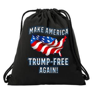 Make America Trump Free Again Democrat Gift Drawstring Bag