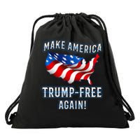 Make America Trump Free Again Democrat Gift Drawstring Bag