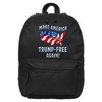 Make America Trump Free Again Democrat Gift 16 in Basic Backpack