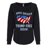 Make America Trump Free Again Democrat Gift Womens California Wash Sweatshirt