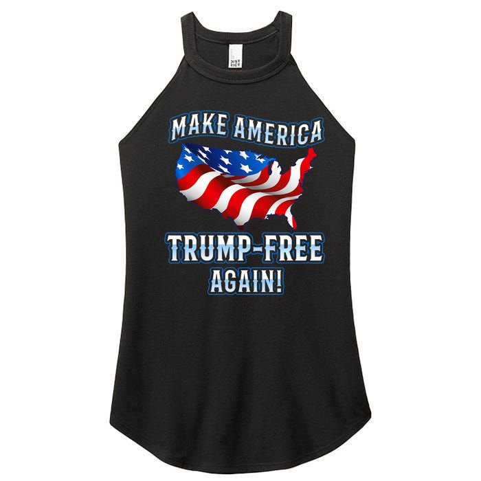 Make America Trump Free Again Democrat Gift Women's Perfect Tri Rocker Tank