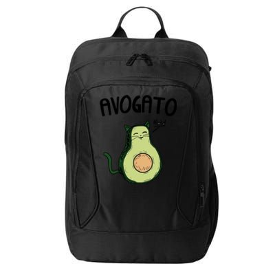 Mens Avogato Trending Avocado Cat Cute Cat Face Novelty Cat City Backpack