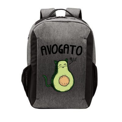 Mens Avogato Trending Avocado Cat Cute Cat Face Novelty Cat Vector Backpack