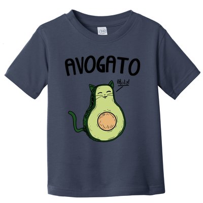 Mens Avogato Trending Avocado Cat Cute Cat Face Novelty Cat Toddler T-Shirt