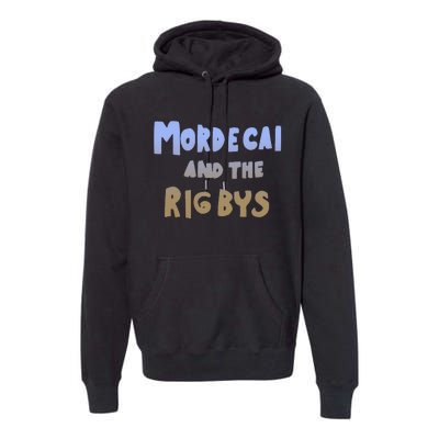 Mordecai And The Rigbys Ringer Retro Premium Hoodie